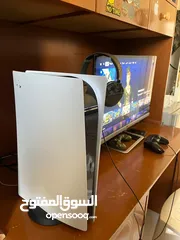  1 للبيع ps5 مع اكسسواراتها