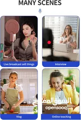  10 ميكرفون موبايل لاسلكي لتسجيل مدونات الفيديو والبث المباشر، لا يحتاج إلى تطبيق نوع F2