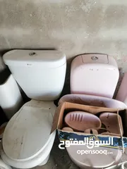  1 حمام فرنجي ومغسله كل طقم لحال