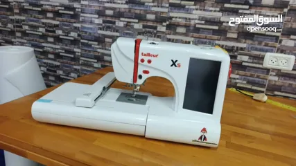  1 ماكينة تطريز وخياطة