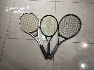  3 مضارب تنس اصليه من اميركا