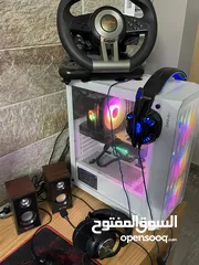  2 كمبيوتر جيمنج مع جميع ملحقاته