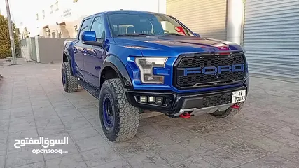  26 فورد رابتر أصلي للبيع للجادين فقط بسعر مناسب  F150  2018 أزرق جنط بي دلك فل بنوراما