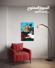  1 لوحة فنية تدعم قضية فلسطين