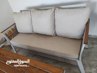  1 طقم خارجي مناسب لحديقة/ برندة
