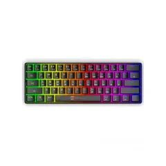  5 كيبورد ميكانيكي سلكي R8 - 1037 PRO MINI USB TO TYPE C WIRED KEYBOARD BLUE SWITCH 60%