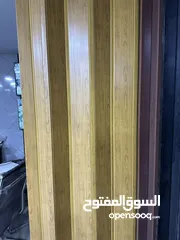  3 ابواب أكورديون إيطالي نخب اول الوح جبسوم بورد  بديل الخشب حديد جبسوم بورد شرحات PVC