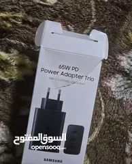  1 شاحن سامسونج 65 واط الاصلي ( 3 مداخل )