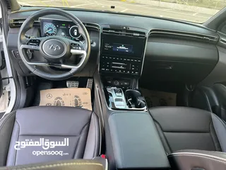  10 هونداي توسان /2022 فل الفل بدون فتحة سقف  2x4 ///240Hp بنزين + كهرباء  ( Haybrid) 1600cc