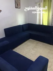  1 طقم كنب خشب تفصيل 9 مقاعد نظيف بحالة ممتازة
