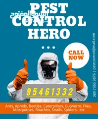  1 Pest Control Service for Cockroaches Bedbugs insects lizards Mosquito Ants Spiders