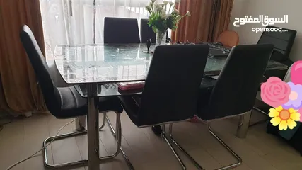  2 Quality Double Glass dining table
