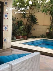  9 فيلا دوبلكس بحمام سباحة وجنينه خاصه مفروشه  350 متر للايجار/ فى كمبوند بالتجمع الخامس/  بقرب مسجد فا