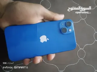  1 ايفون 13 وارد امريكي 128GB بطارية 83 الجهاز بالصلاه على النبي مش مفتوح ولا مصلح ابدا على الفحص