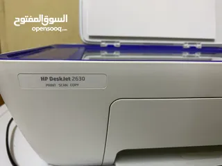  2 • طابعة HP DesKJet 2630  .. استعمال خفيف .. بحالة ممتازة ، تحتاج إلى حبر