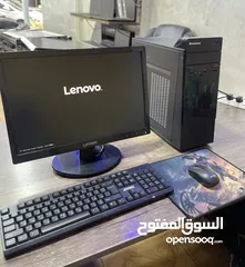  1 PC Core i7 RAM 16 مع شاشة كبيره  22 انش اصليه كامل مكمل