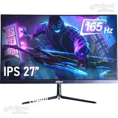  1 شاشه جيمنج 27 انش بتردد 165 هرتز DAHUA 27 INCH 1080P FULL HD 165HZ 1MS IPS PANEL FLAT GAMING MONITOR