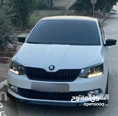  1 سكودا فابيا اوتومات بنزين ماتور 1200 تيربو ترخيص 2017