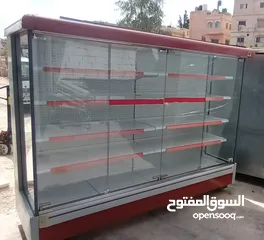  25 ثلاجات دلي عابدين زجاج مستقيم  وزجاج محني +ثلاجات عرض مفتوح ومغلق