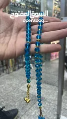  4 مسبحة مسابح سبحة كريستال خشب بلاستك مقاسات