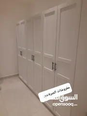  27 خزائن ملابس جميع المقاسات جودة عالية كفاله على جميع اعمالنا خزائن ملابس طابق مقاس 250 عرض