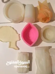  9 17 قالب سيليكون للشمع والجبس