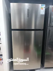  1 عرض نااار على ثلاجة هايسنس العملاقه 635 لتر سلفر ستانلس ستيل العملاقه