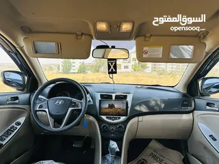  6 هونداي اكسنت 2017 . فل اوتوماتيك . يد ثانيه . دهان شركه . ماتور 1600 (4) غيار . عداد قليل .