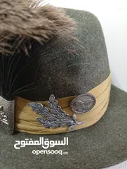  6 قبعة للصيد أصلي كلاسيك مصنوعة من الصوف الاصلي صناعية بريطانيا مع شارة الصيد الأصلية