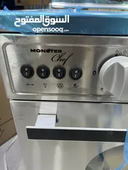  3 فرن غاز سامكس مونستر شيف 90 سم مع مراوح فل سفتي سعر حرق