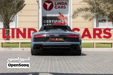  5 Audi R8 Spyder V10 Performance Convertible 2023 GCC under Agency Warranty