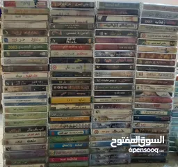  28 اشرطه كاسيت واسطونات وسيديات بدينار