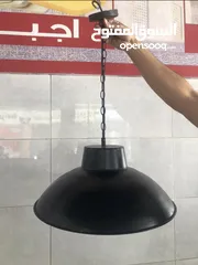  1 اضاءة سقف لون اسود
