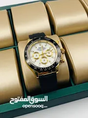  7 ساعات روليكس جلد الرجالية الجمييييلة جداااا  متوفرة بالالوان الفخمة