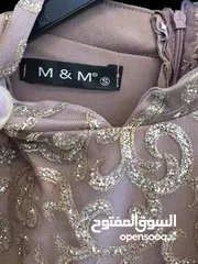  2 فستان سهره راقي جدا ماركة عالميه  M&M فخم موديل 2024 قياس  s     38 او 40  سعر الشراء 190 دينار