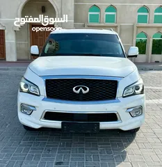  14 انفنتي QX80 موديل 2017 خليجي M استخدام مالك اول