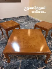  1 طاولات خشب زان