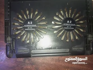  2 تبريد لابتوب نظيف واستعمال خفيف لدرجة مش طبيعية للبيع  الوصف مهم