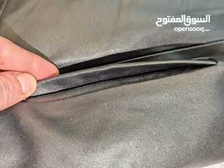  3 جاكيت معطف ستاتي جلد طبيعي .