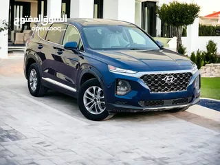  3 AED 940 PM  HYUNDAI SANTA FE 2019 GLS  0% DOWNPAYMENT  WELL MAINTAINED