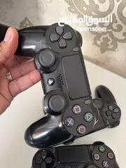  3 إيد بلايستيشن4  ذراع تحكم بلايستيشن4 playstation4 controller  مستعمل بحال الوكالة نظيفة جدا عالفحص