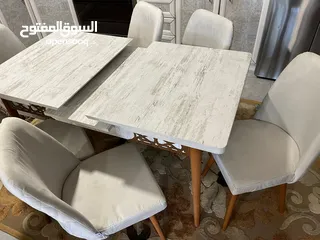  10 طاولة سفرة تركي مكفول يوجد توصيل طاولات سفرة