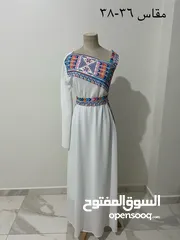  5 فساتين سهرة للبيع لبسة وحدة