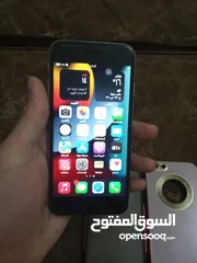  1 ايفون 6s بسعر 45 شاشة مشعورة مغير بطارية 100