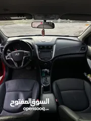  6 هيونداي اكسنت 2017 / سعر مميز وحررررق / فحص نخب/ لون مميز / فل اضافات بدون فتحة / ترخيص وتامين ساري