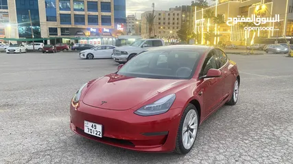  18 Tesla model 3 2022 standard plus/7 جيد / اتوسكور A/ عداد قليل كاش وبالاقساط