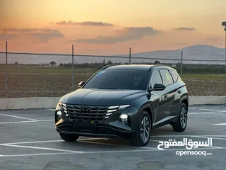  5 هونداي توسان/2022 فل الفل بدون فتحة سقف  2x4 ///240Hp بنزين + كهرباء  ( Haybrid) 1600cc