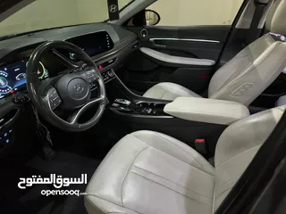  23 Hyndai Sonata 2021 Hybrid  بحالة الوكالة