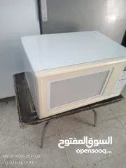  10 ميكرويف دايو75 لتر شغال بحاله ممتازه لون ابيض 8 برامج كليات تتش