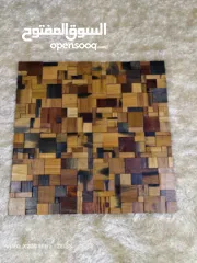  6 ديكور خشب خام 3D